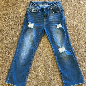 Distressed Blue Women's Jeans